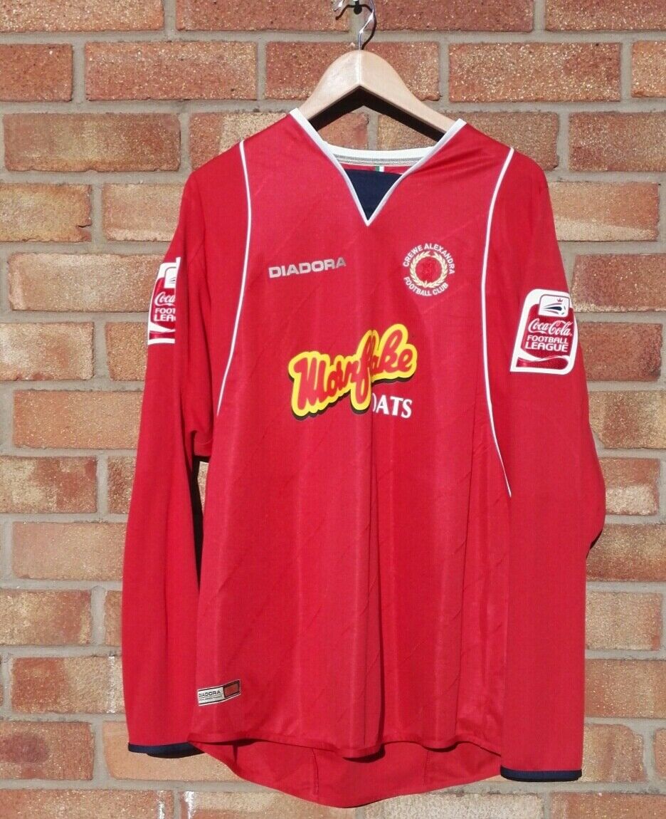 Crewe Alexandra 07 08 home kit a