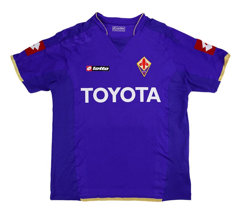 Fiorentina 07 08 home away third kits a