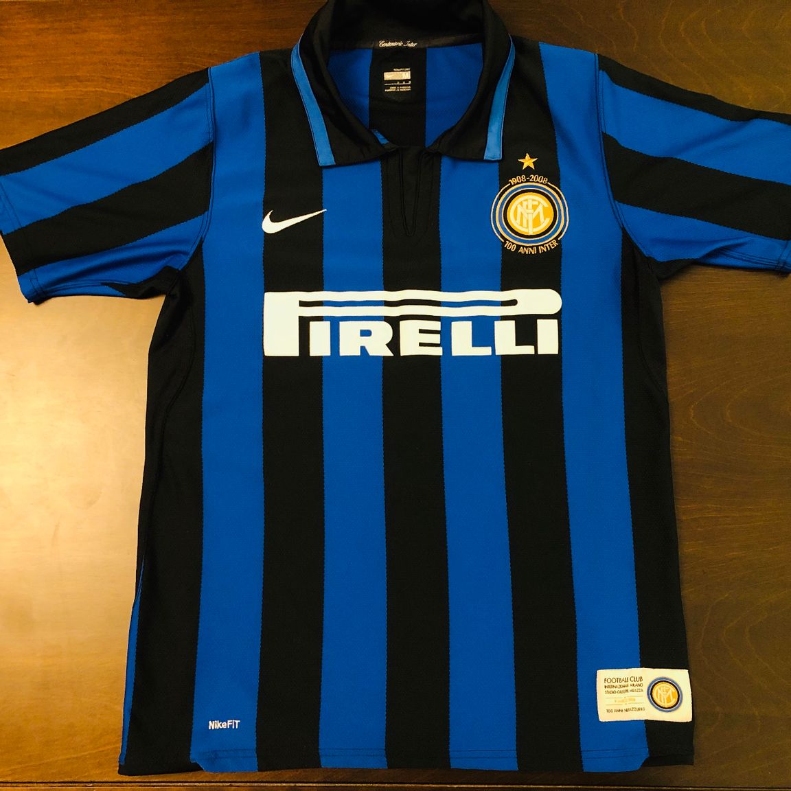 Inter Milan 07 08 Centenary home shirt a