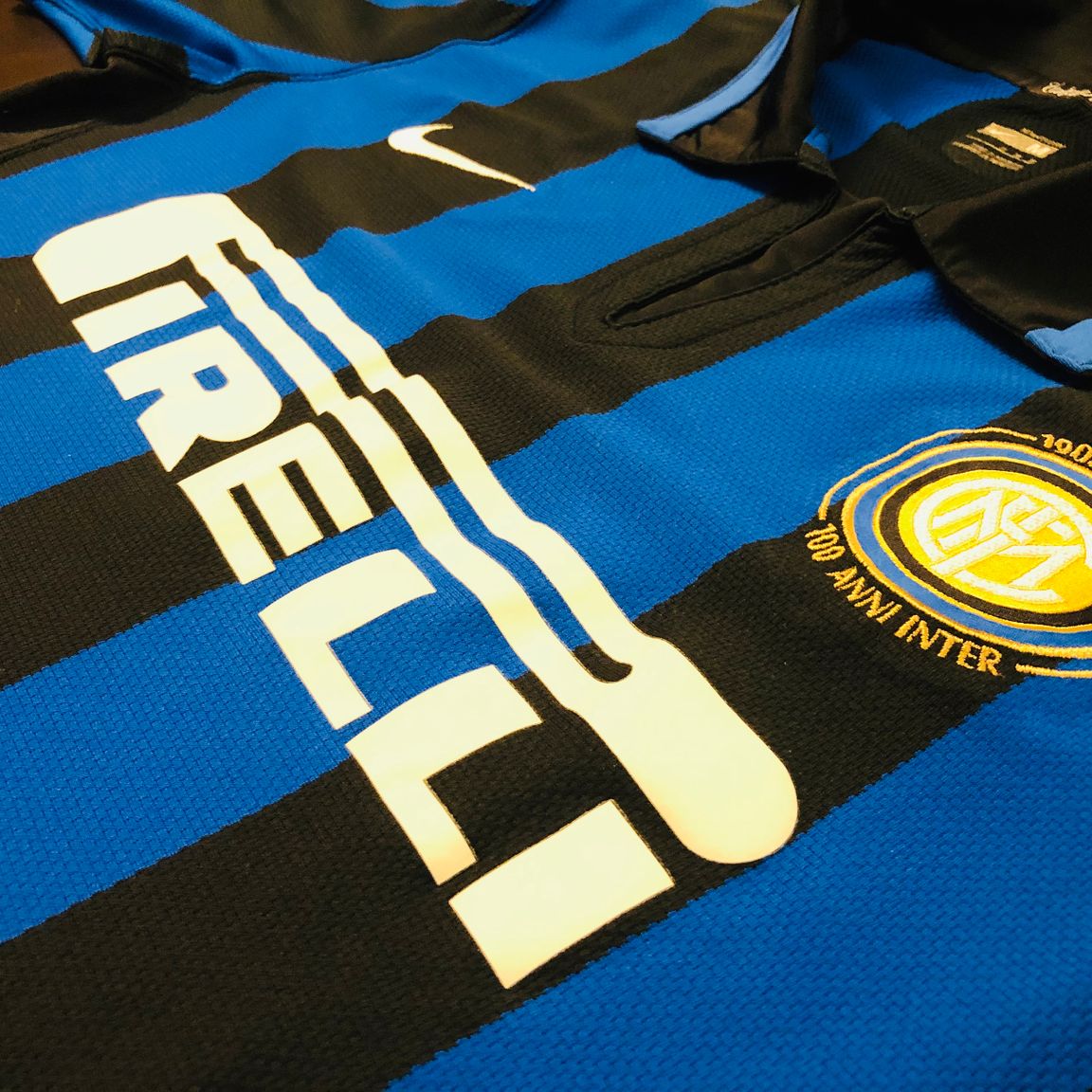 Inter Milan 07 08 Centenary home shirt b