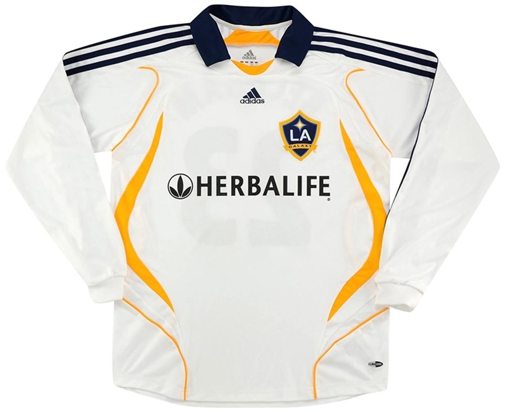 LA Galaxy 07 08 Home shirt a