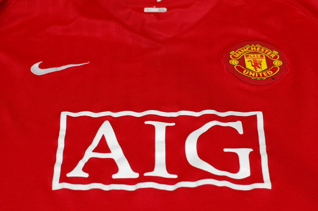 Manchester united 07 08 home shirt c