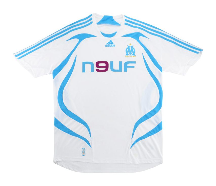 Olympique de Marseille 07 08 home away shirts a