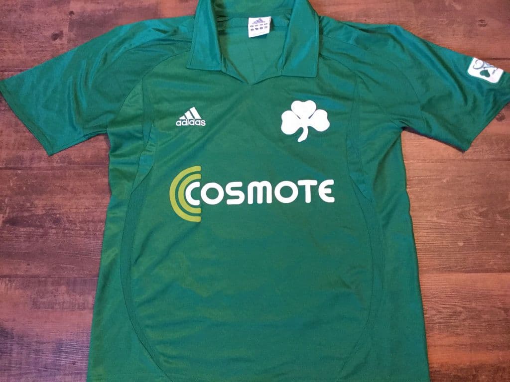 Panathinaikos Centenary 2008 Adidas shirt a