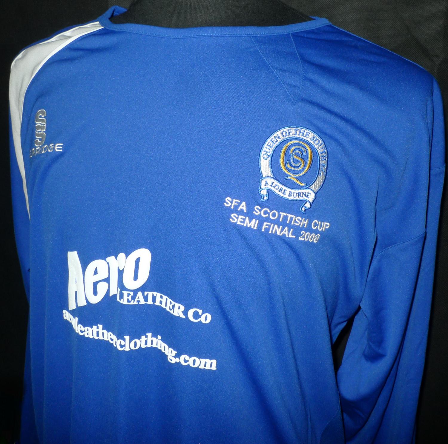 Queen of the South 2008 Scottish Cup Surridge shirt b