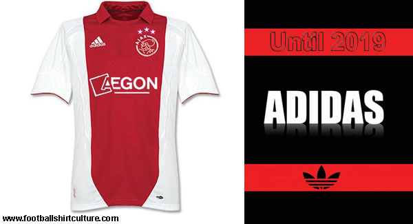 Ajax and adidas extend sponsor contract. Ajax and adidas extend sponsor contract.