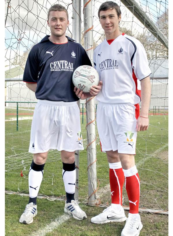 Falkirk Football Club are pleased to reveal their new home and away strips for the 08/09 season