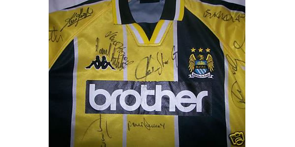 Rare Manchester City 97/98 Kappa Player's Shirt Rare Manchester City 97/98 Kappa Player's Shirt