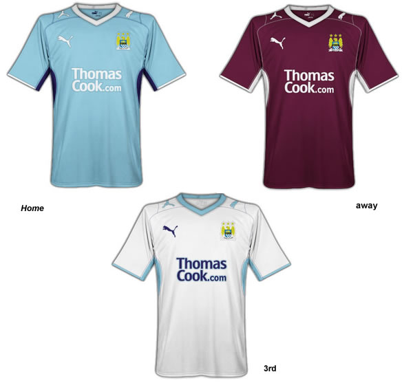 Manchester City Puma Fantasy home, away and 3rd kits Manchester City Puma Fantasy home, away and 3rd kits