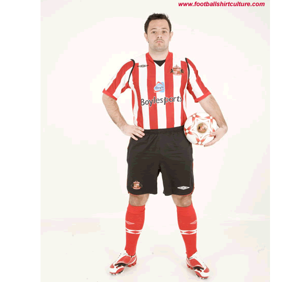 New Sunderland 08/09 home kit made by Umbro