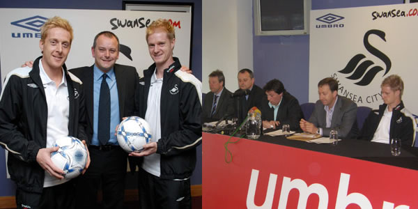 Swansea City is proud to announce a three-year partnership agreement with international kit manufacturers UMBRO.