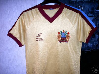 BURNLEY Vintage Away Shirt 1983 Spall Sports MEGA RARE