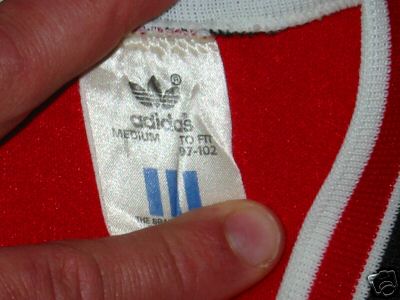 The shirt is a mans size with 102cm on the adidas tag.i would say 38"-40" chest size. The shirt is a mans size with 102cm on the adidas tag.i would say 38"-40" chest size.