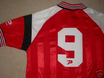 ORIGINAL 1985 SOUTHAMPTON SHIRT STEVE MORAN,NO.9 ORIGINAL 1985 SOUTHAMPTON SHIRT STEVE MORAN,NO.9