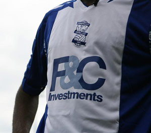 birmingham city 07/08 home shirt by umbro