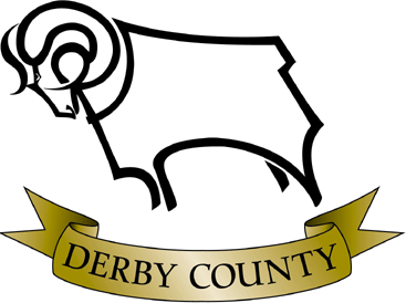 The design was changed again in 1997 (see right): the ram faced now left and the golden banner now simply read 'Derby County'; the diamond and year of formation were removed. 