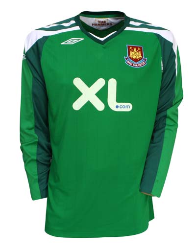 New west Ham Goalkeeper shirt 0708
