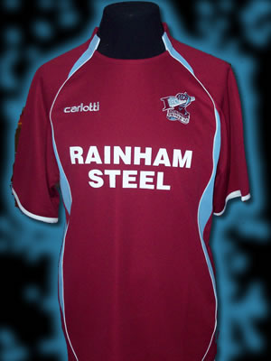 The Iron will wear a predominately claret home shirt for their first season back in the Championship