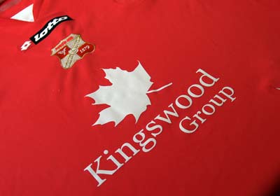 The Kingswood Group will follow Nationwide as the club's main sponsors, who had been a sponsor of Swindon Town since 1997. The Kingswood Group will follow Nationwide as the club's main sponsors, who had been a sponsor of Swindon Town since 1997.