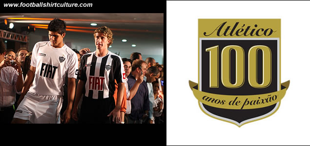 Clube Atlético Mineiro was founded on March 25, 1908 by 22 middle-class boys from Belo Horizonte. To celebrate their centenary Atlético Mineiro launched their new 08/09 Centenary football shirts made by lotto. Clube Atlético Mineiro was founded on March 25, 1908 by 22 middle-class boys from Belo Horizonte. To celebrate their centenary Atlético Mineiro launched their new 08/09 Centenary football shirts made by lotto.