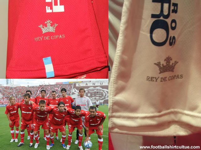 Independiente launched their new home and away football shirts for the 08/09 season. Independiente launched their new home and away football shirts for the 08/09 season.