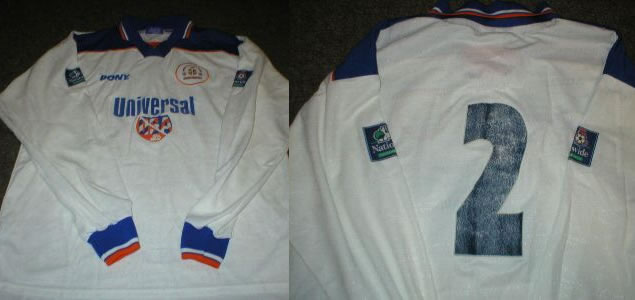 LUTON TOWN 97-99 MATCH WORN L/S HOME SHIRT #2 PONY XL LUTON TOWN 97-99 MATCH WORN L/S HOME SHIRT #2 PONY XL