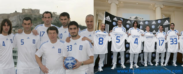 New Greece home shirt euro 2008 by Adidas New Greece home shirt euro 2008 by Adidas