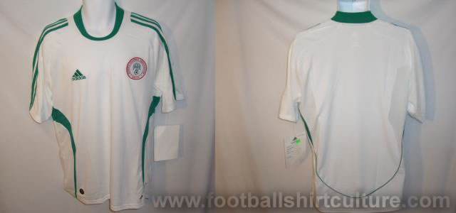 new Nigeria away shirt for the 08/09 season made by Adidas
