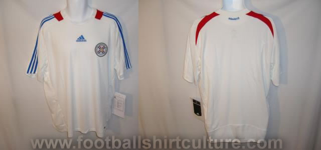 new paraguay away shirt for the 08/09 season made by Adidas
