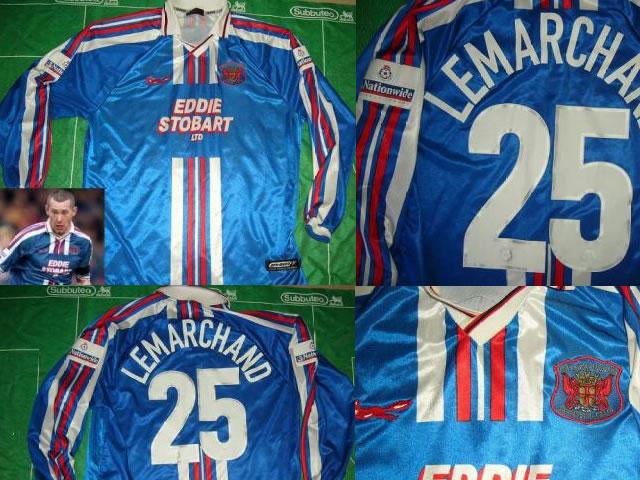 Carlisle United FC MATCH WORN shirt #25 S. Lemarchand Carlisle United FC MATCH WORN shirt #25 S. Lemarchand