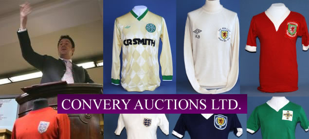 Convery Auctions Ltd is a new auction house established by David Convery, the former Head of Sporting Memorabilia at Christies. Convery Auctions Ltd is a new auction house established by David Convery, the former Head of Sporting Memorabilia at Christies.