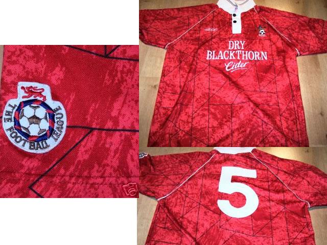 Bristol City Home MATCH WORN shirt from the early 1990's