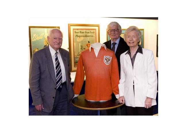 Sir Tom Finney was the special guest at the opening of the collection along with Stanley Matthew's daughter Jean Gough and Cyril Robinson who played alongside Stanley Matthews in the final of 1953. Sir Tom Finney was the special guest at the opening of the collection along with Stanley Matthew's daughter Jean Gough and Cyril Robinson who played alongside Stanley Matthews in the final of 1953.