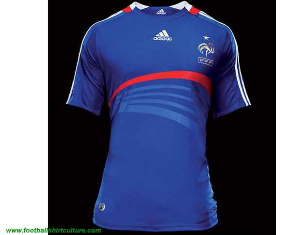 New France home shirt 08/09 by adidas New France home shirt 08/09 by adidas