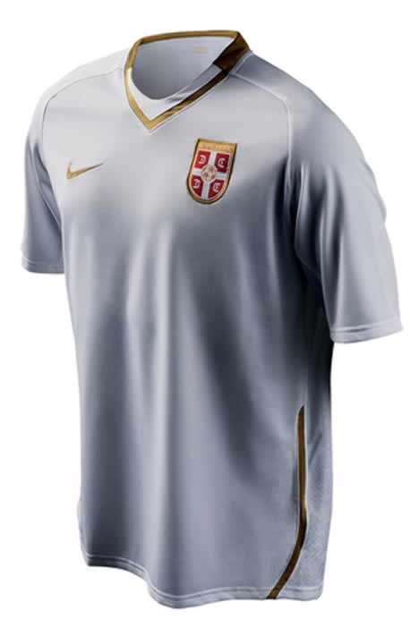 New Serbia away shirt 08/09 by Nike