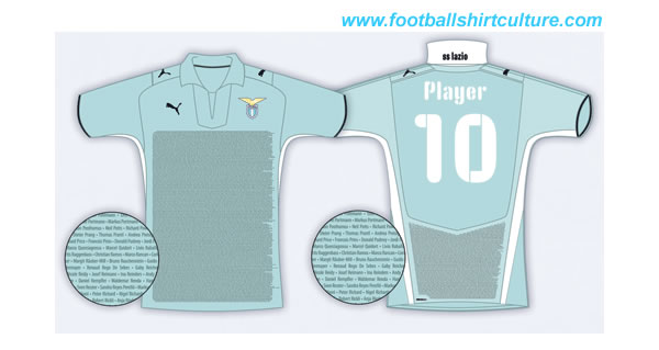 5000 copies will be made and the names of the 5000 fans who have purchased the shirt will highlight on the Lazio Derby shirt. The campaign subscriptions will begin July 3 and the shirt can be booked at the Stadio Olimpico and Lazio Style Valmontone. lazio_roma_derby_shirt_puma_2008_09.jpg