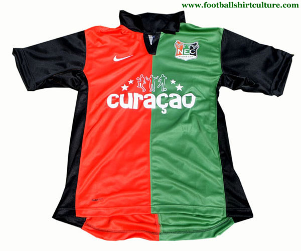 N.E.C. unveiled their new home shirt made by Nike for the 08/09 season with the new sponsor Curaçao nec_2008_09_home_nike_shirt.jpg