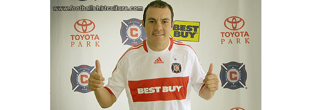 Best Buy Co. has signed on to be the first jersey sponsor for the Chicago Fire, a deal that could inject millions to the unprofitable soccer team. 