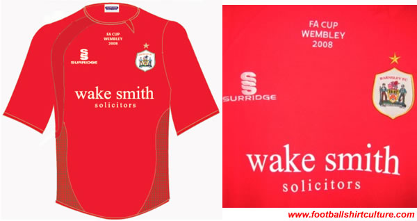 Barnsley FC unveiled their Commemorative FA Cup 2008 Home Shirt made by surridge Barnsley FC unveiled their Commemorative FA Cup 2008 Home Shirt made by surridge
