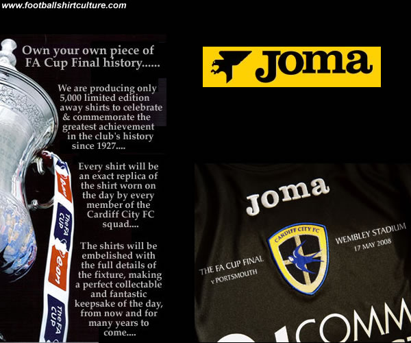Cardiff city released 5000 limited edition FA Cup final shirts