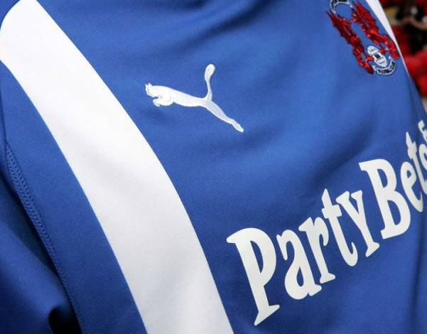 Leyton Orient away shirt for the 2008/09 season