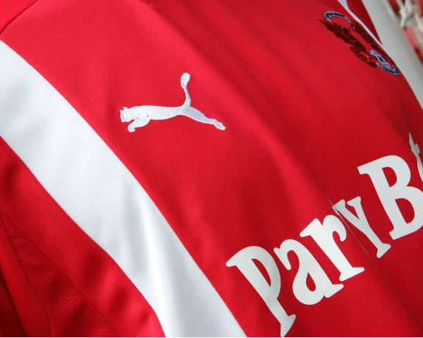 Leyton Orient home shirt for the 2008/09 season 