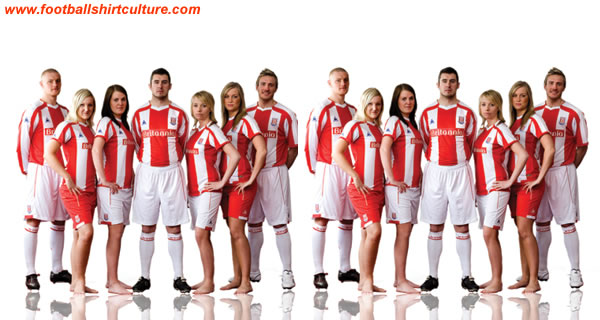 Stoke City's new le coq sportif 2008/09 home kit Stoke City's new le coq sportif 2008/09 home kit