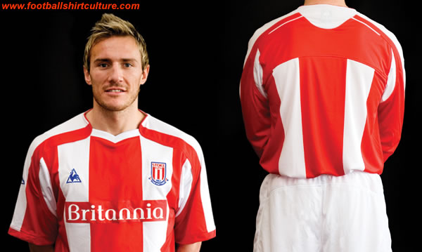 Stoke City's new le coq sportif 2008/09 home kit Stoke City's new le coq sportif 2008/09 home kit