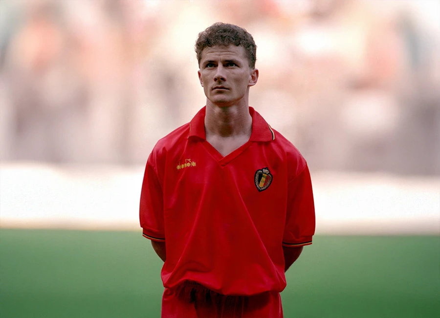 1992-94 Belgium Home Shirt &middot; Diadora Debut Worn on the Road to USA 94