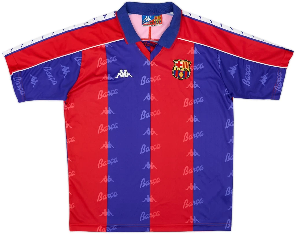 Barcelona 1992-95 Home Shirt &middot; Barca&rsquo;s Kappa Era and the Dream Team Legacy