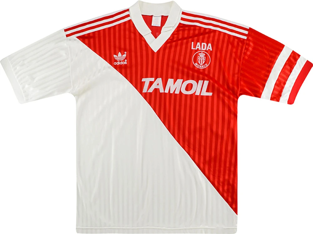 AS Monaco 1991-92 Home Shirt #monaco #asmonaco #shirtcollector