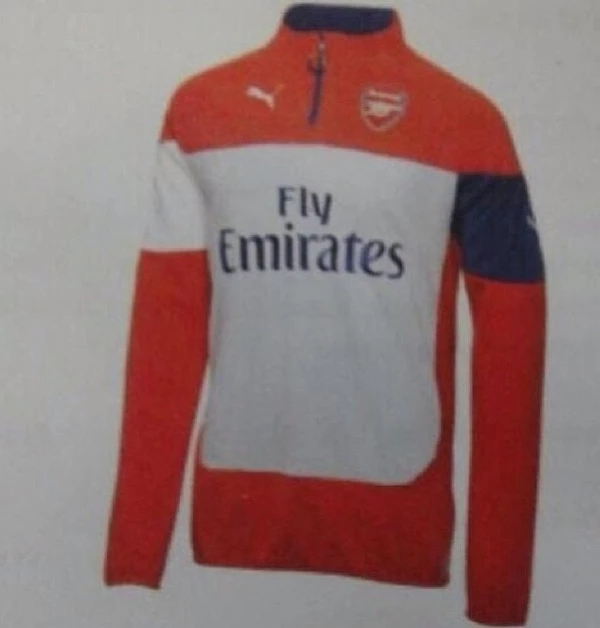Arsenal 14/15 Puma Pre-match/Training Wear Leaked