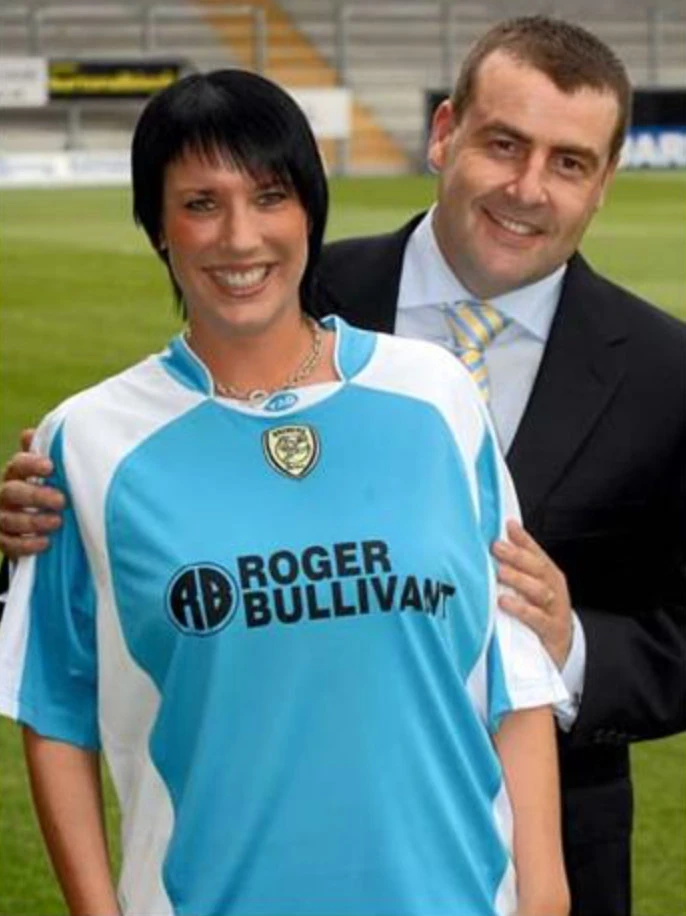 Burton Albion new 07/08 away Tag football shirt