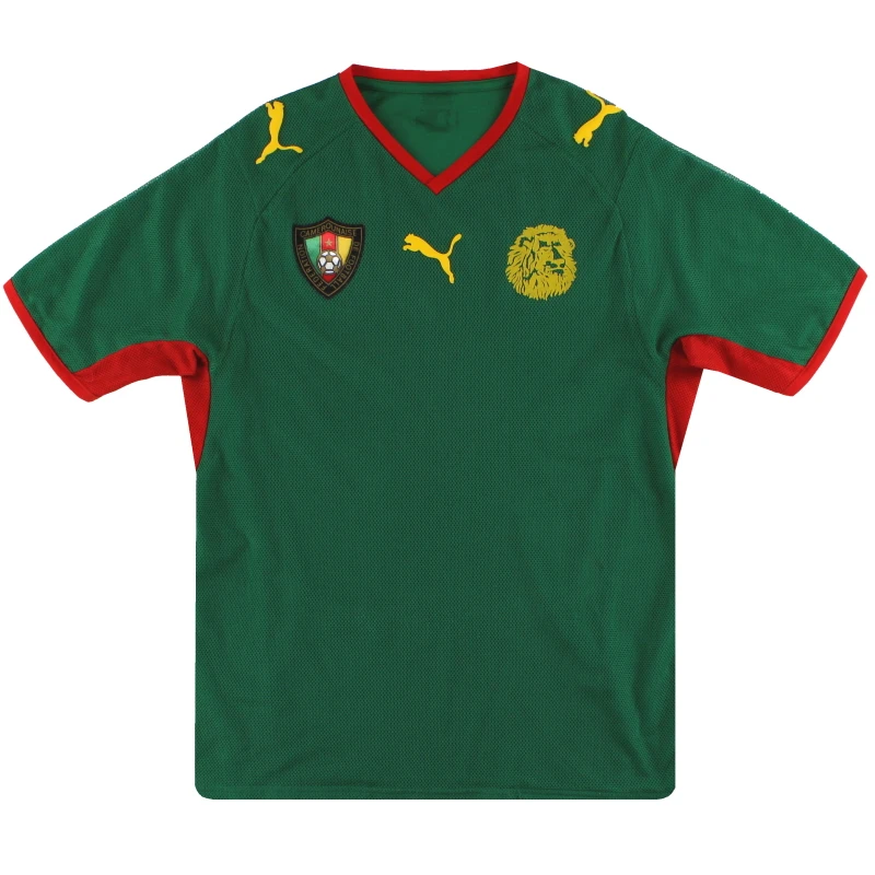 New Cameroon home puma Africa Cup 2008 shirt